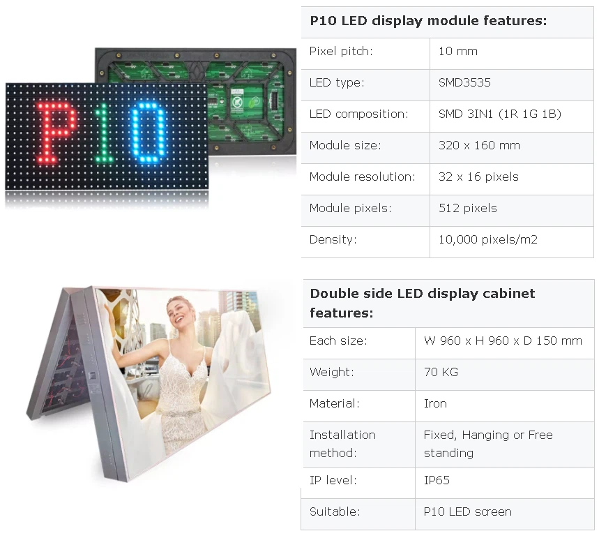 outdoor fixed led video wall